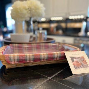 Longaberger basket small serving tray